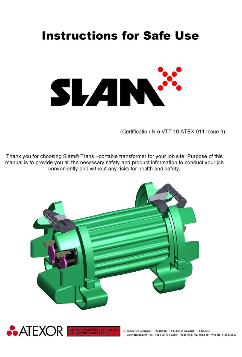 Atexor Slam Trans 200 EX Instructions for safe use