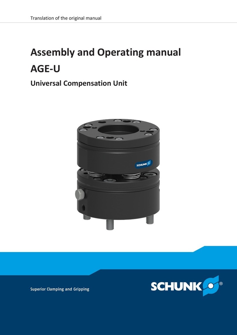 SCHUNK AGE-U User instructions