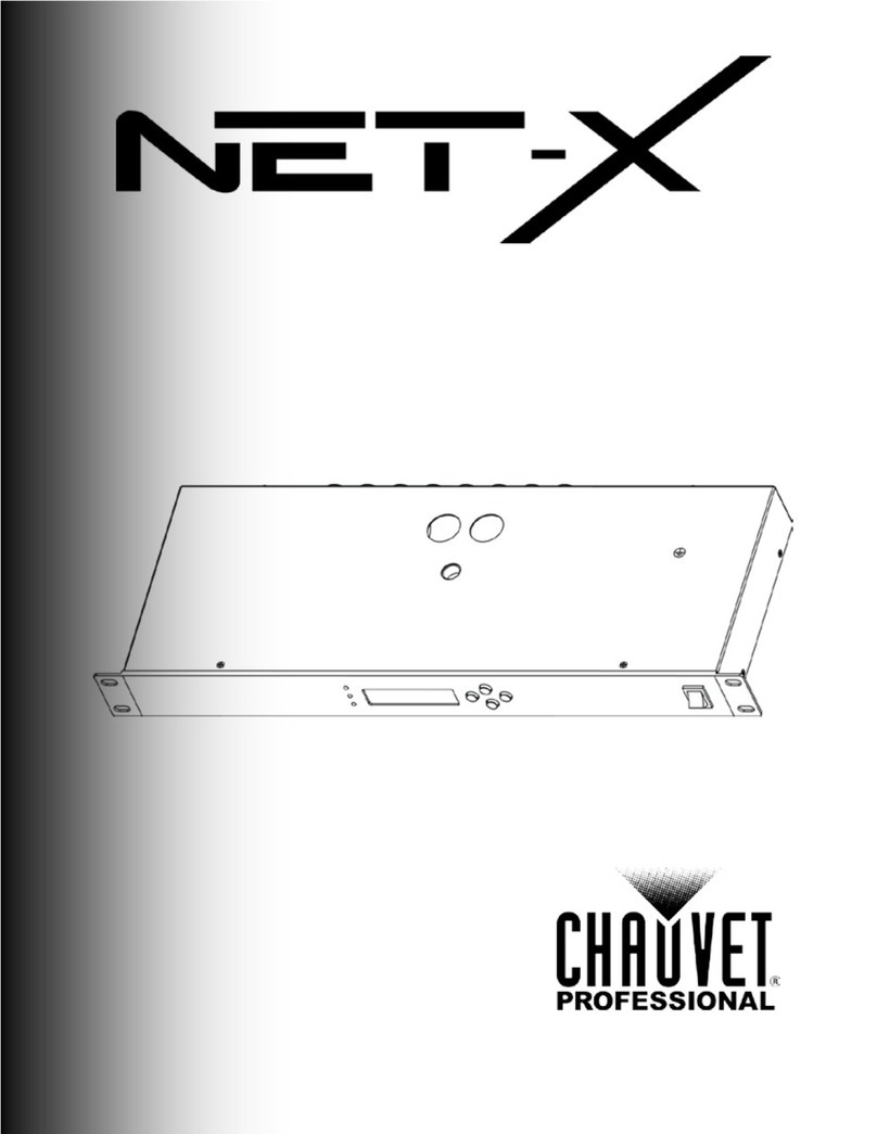 Chauvet Professional Net-X user manual