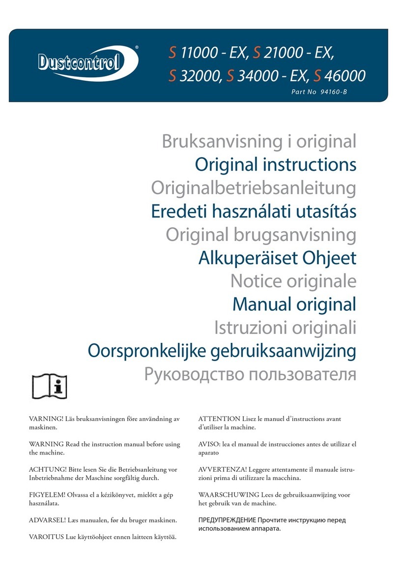 Dustcontrol S 21000-EX User manual