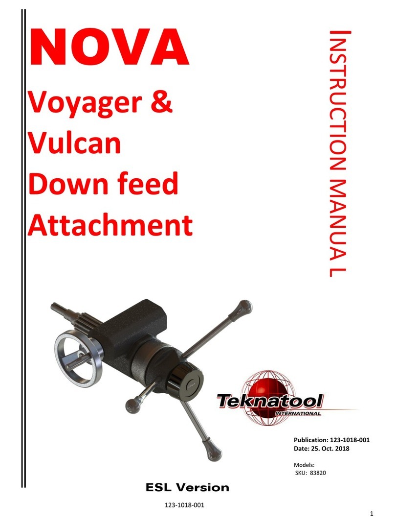 Teknatool NOVA Voyager instruction manual