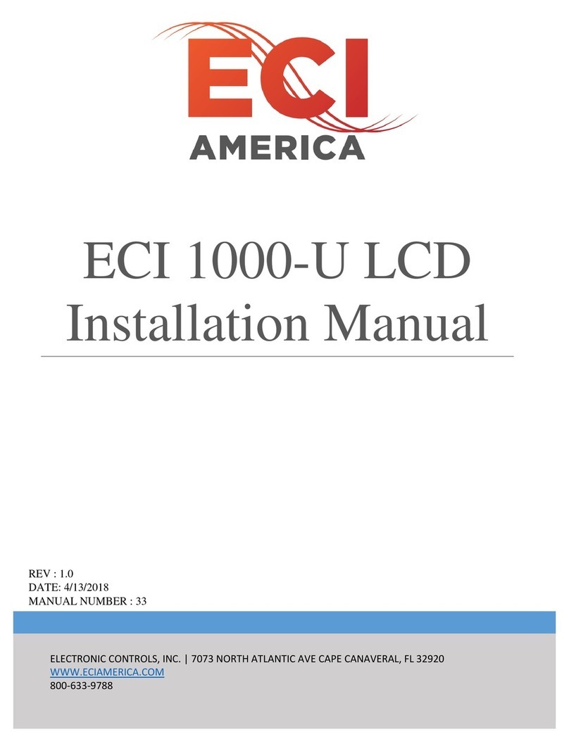 ECI 1000-U LCD User manual