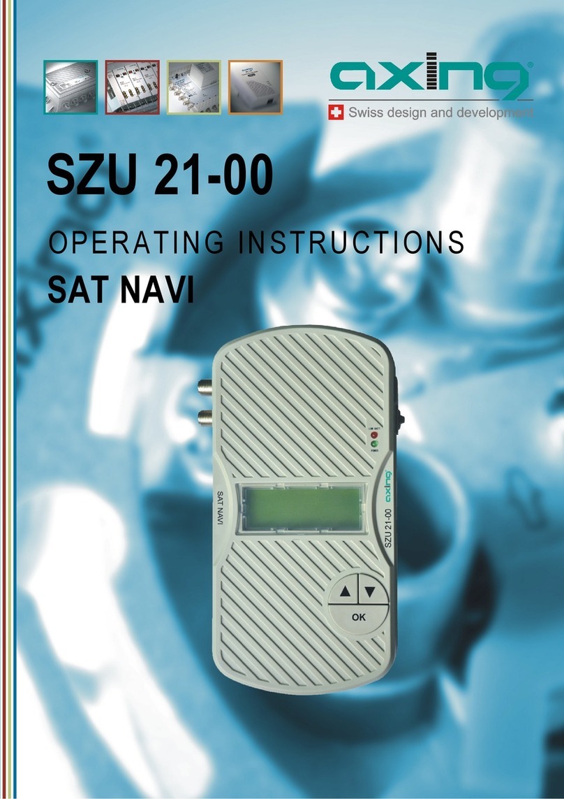 axing SAT-Navi SZU 21-00 operating instructions