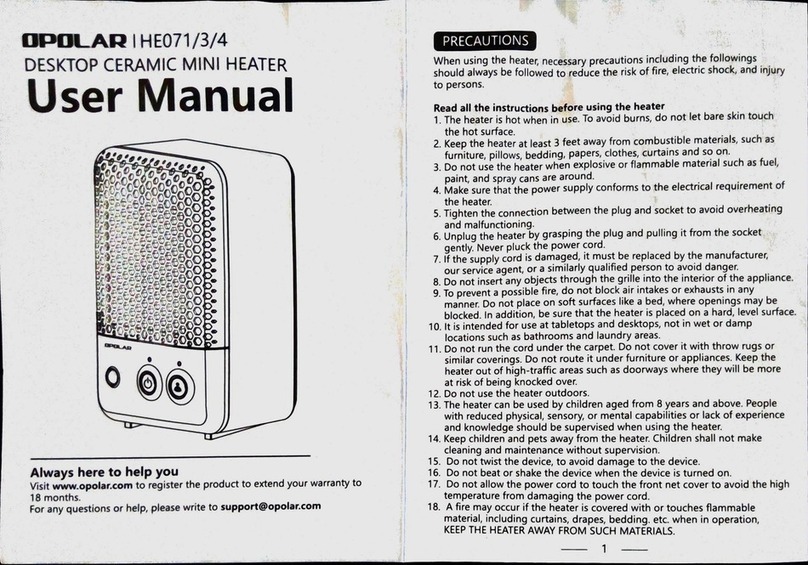 Opolar HE074 user manual