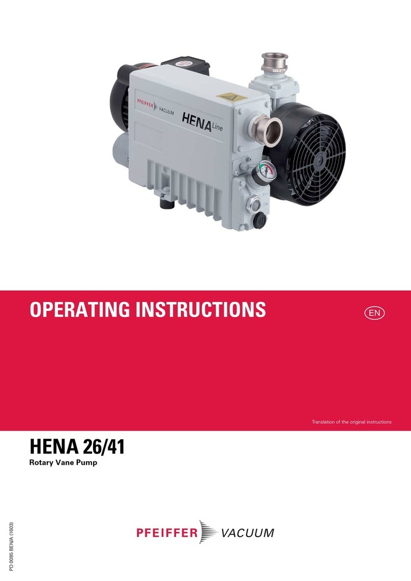 Pfeiffer Vacuum Hena 26 operating instructions Pfeiffer Vacuum Hena 26 operating instructions