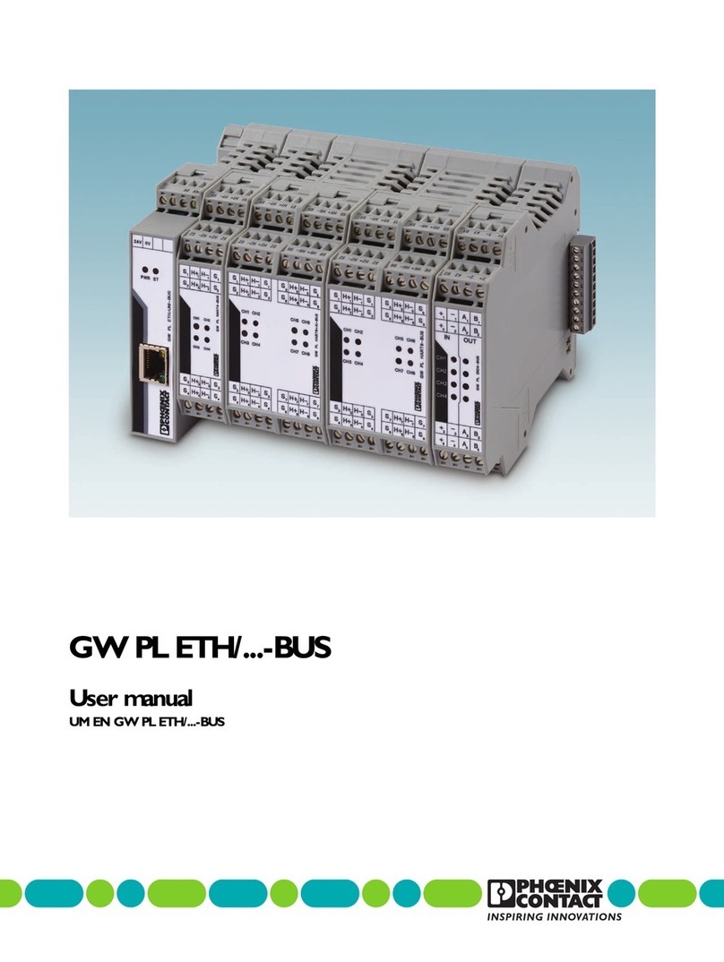 Phoenix Contact GW PL ETH/UNI-BUS user manual