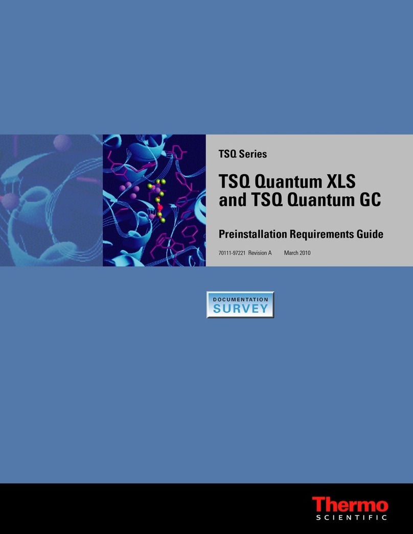 Thermo Scientific TSQ Quantum XLS Pre-installation requirements guide
