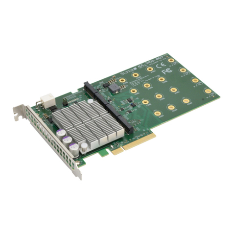 Supermicro AOC-SHG3-4M2P User manual Supermicro AOC-SHG3-4M2P User manual