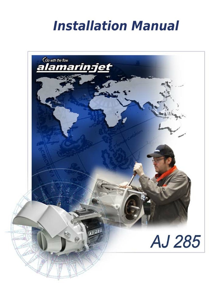 Alamarin Jet AJ 285 installation manual