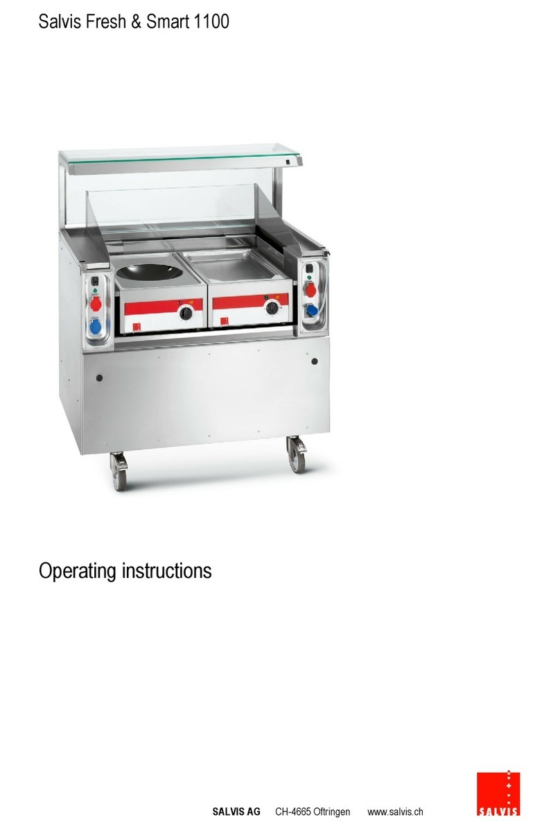 Salvis Fresh & Smart 1100 operating instructions
