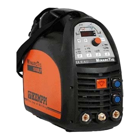 Kemppi MinarcTig 180MLP User manual Kemppi MinarcTig 180MLP User manual