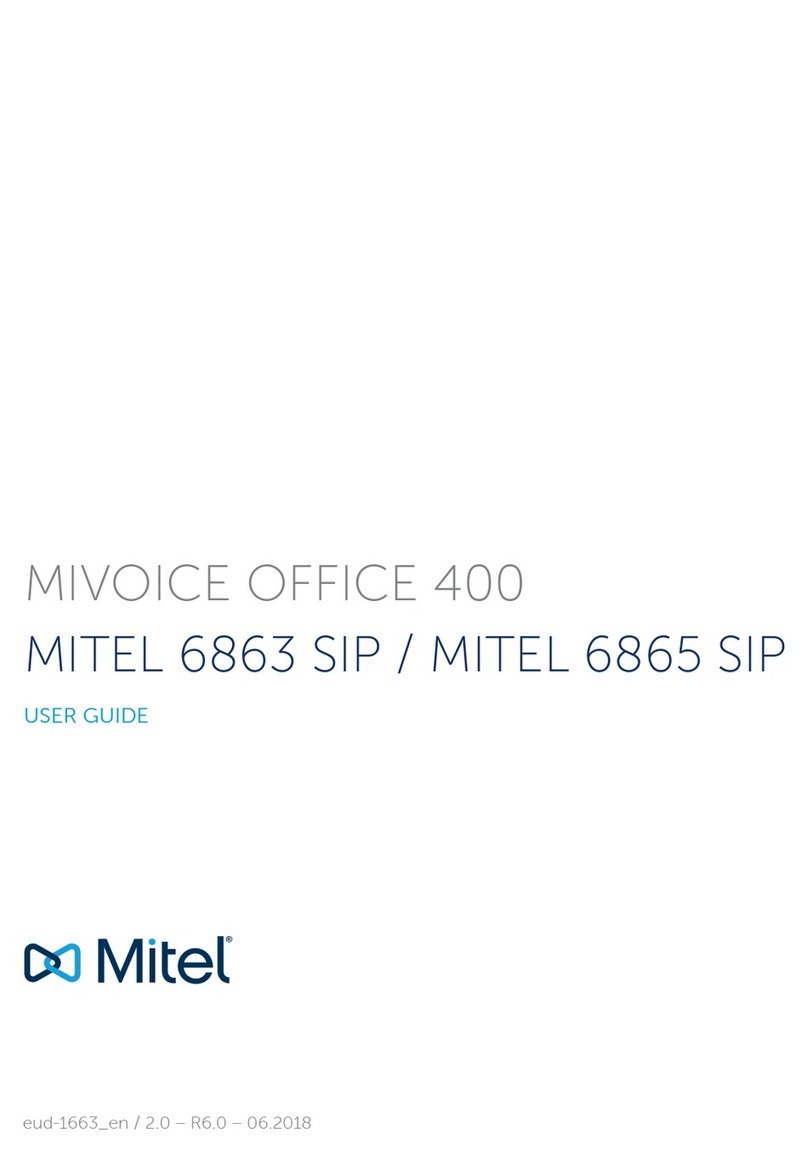Mitel 6865 SIP user guide