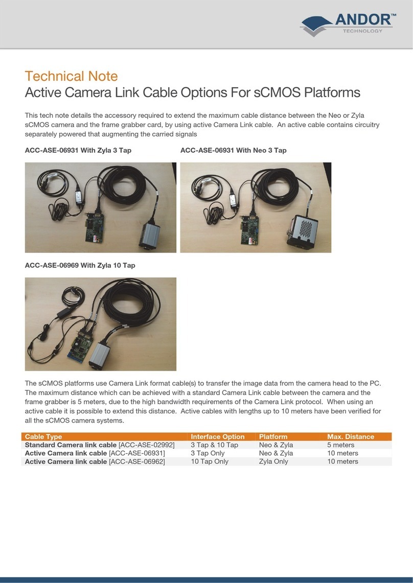 Andor Technology ACC-ASE-06969 Technical note