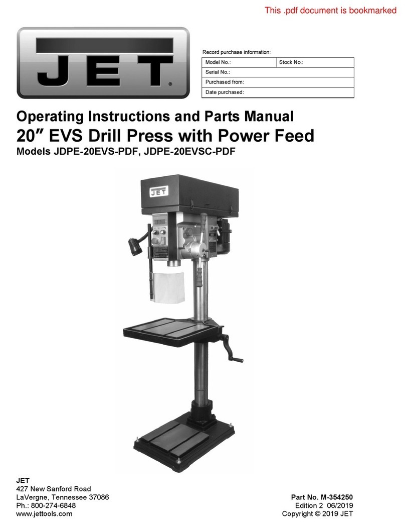 Jet JDPE-20EVS-PDF Service manual Jet JDPE-20EVS-PDF Service manual