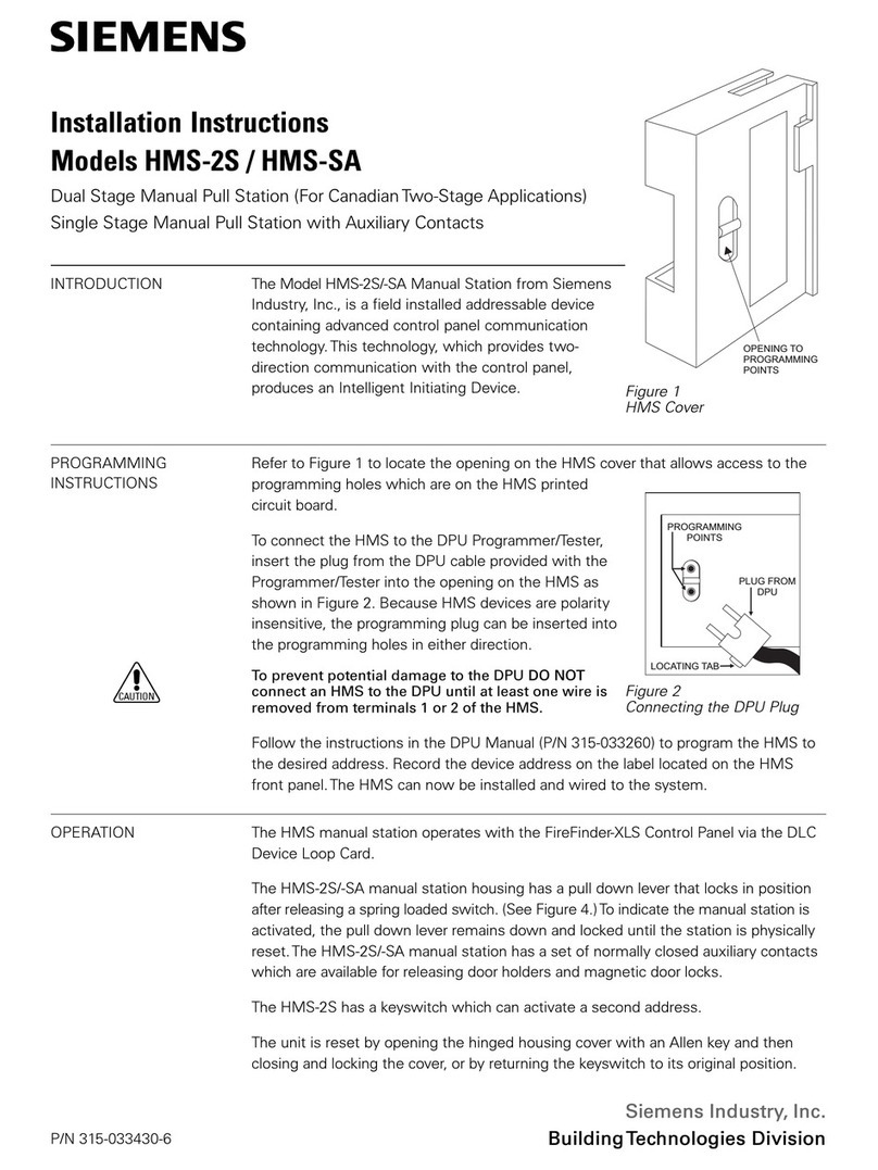 Siemens HMS-2S User manual Siemens HMS-2S User manual