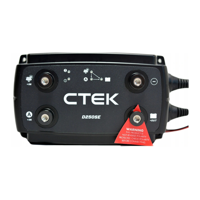 CTEK D250SE User manual