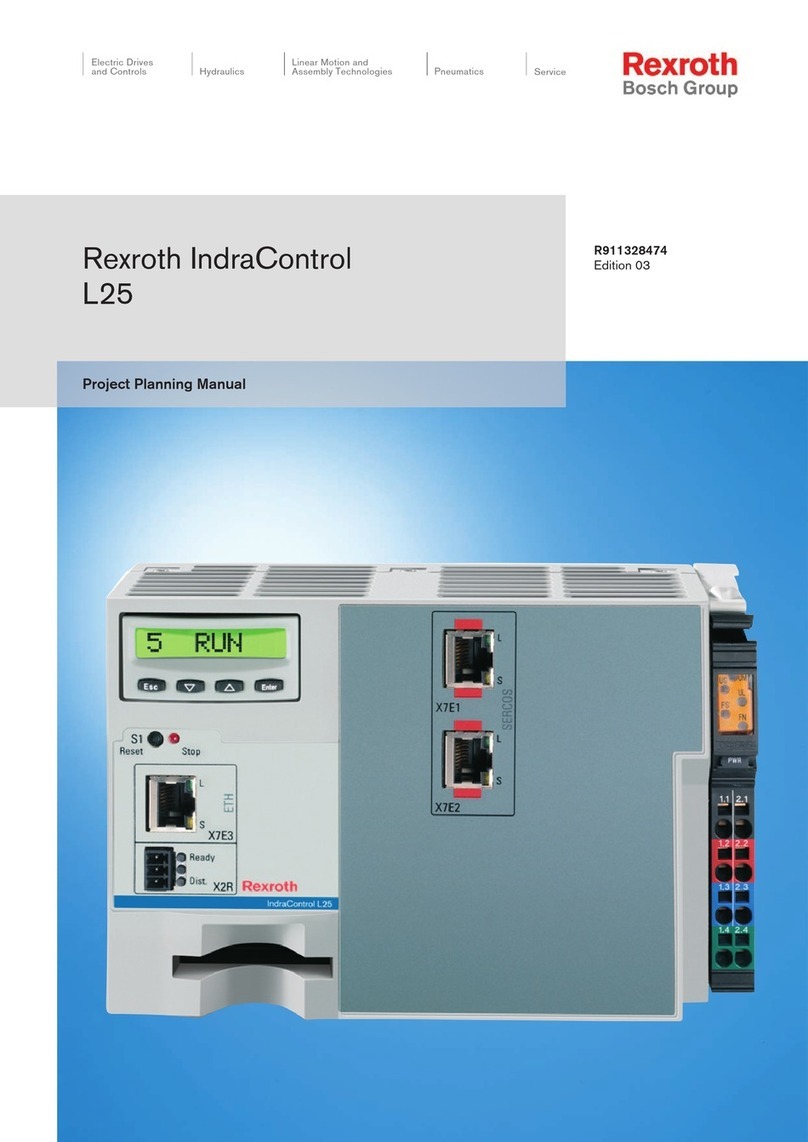 REXROTH IndraControl L25 Series Project planning manual