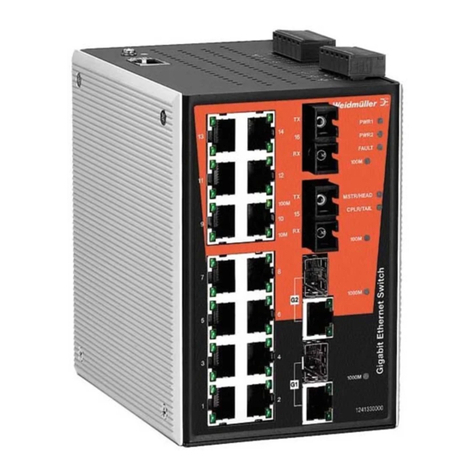 Weidmuller IE-SW-PL18M-2GC-16TX Manual
