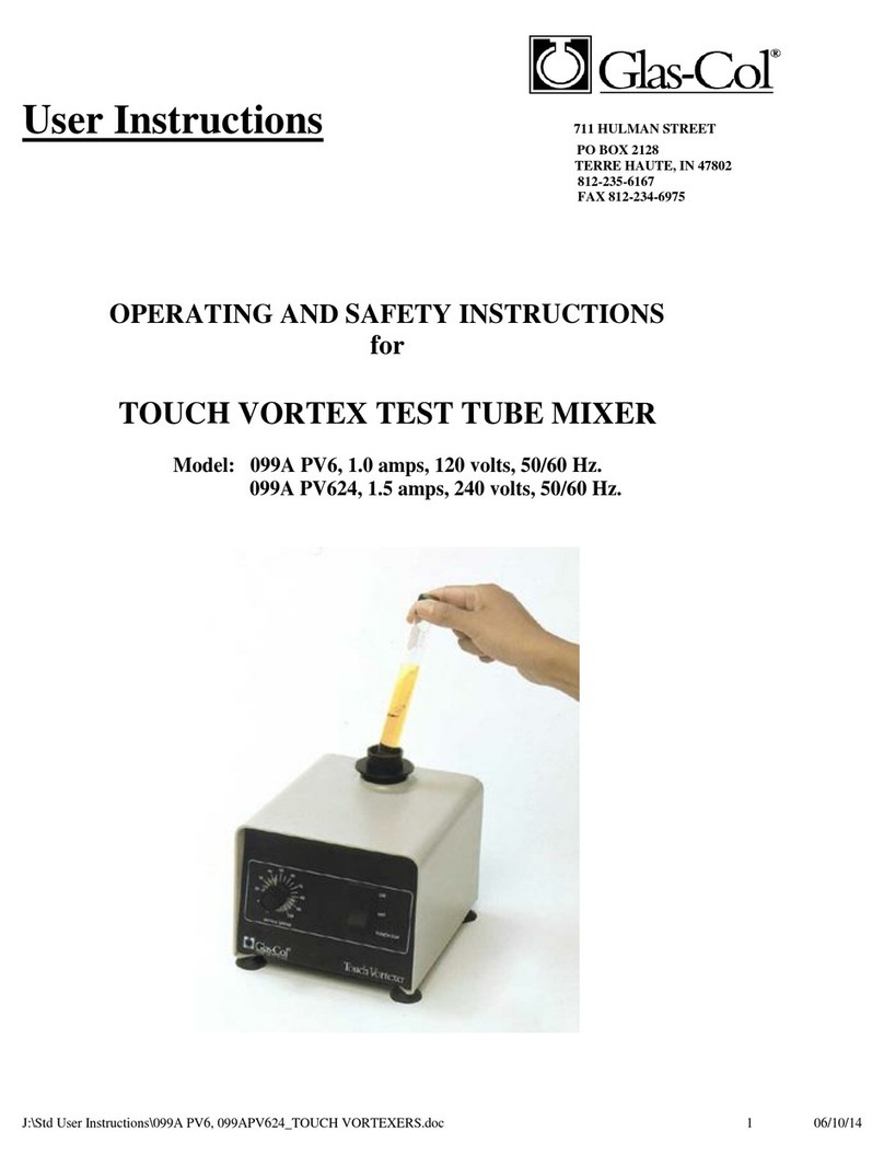 Glas-Col 099A PV6 Operating and safety instructions