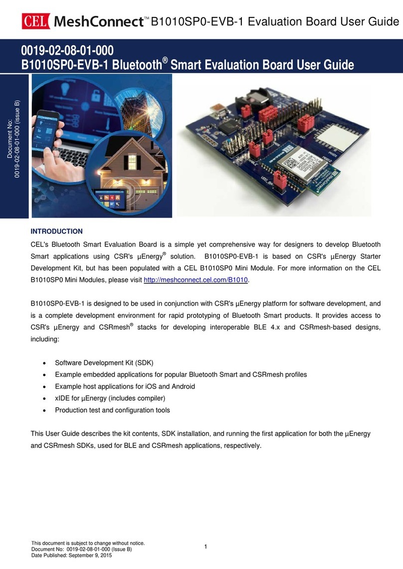 CEL MeshConnect B1010SP0-EVB-1 user guide