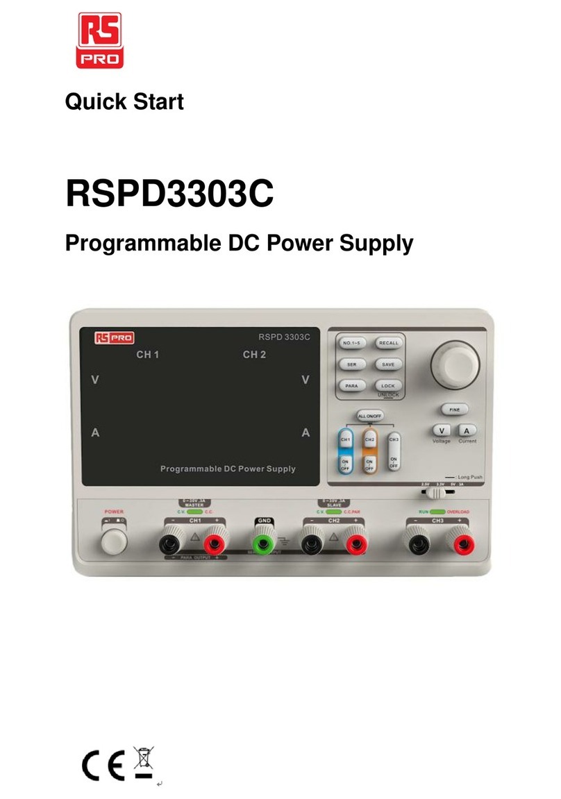 RS PRO RSPD3303C User manual