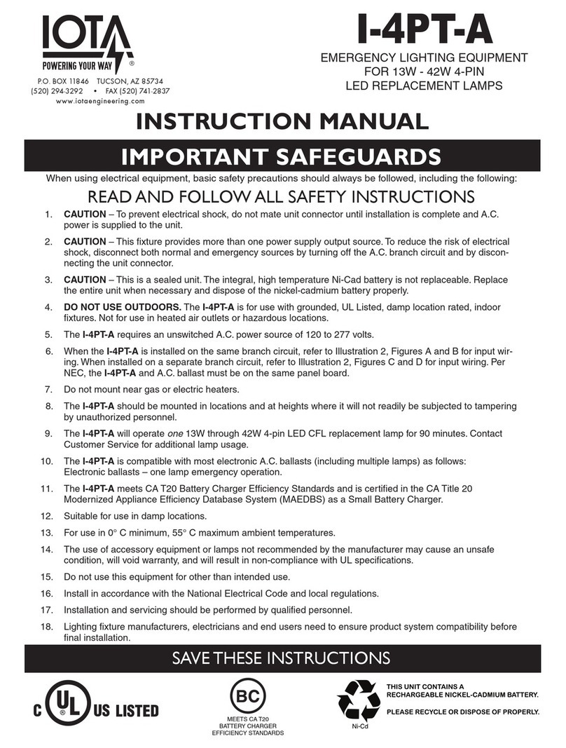 IOTA I-4PT-A instruction manual