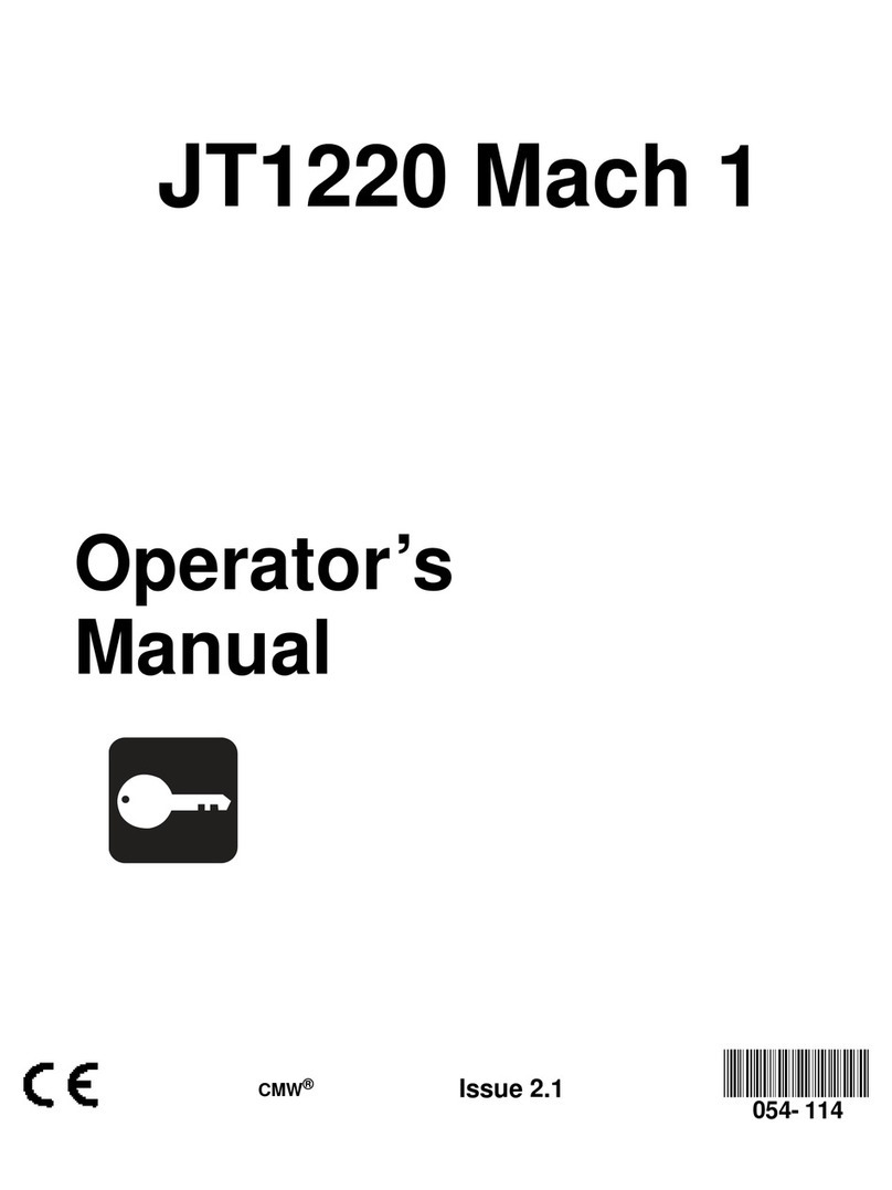 Ditch Witch JT1220 Mach 1 Operator's manual