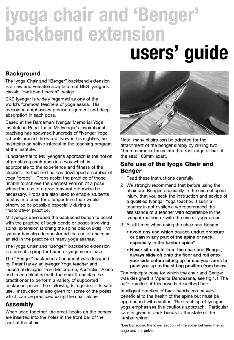 IYOGAPROPS Iyoga Chair user guide