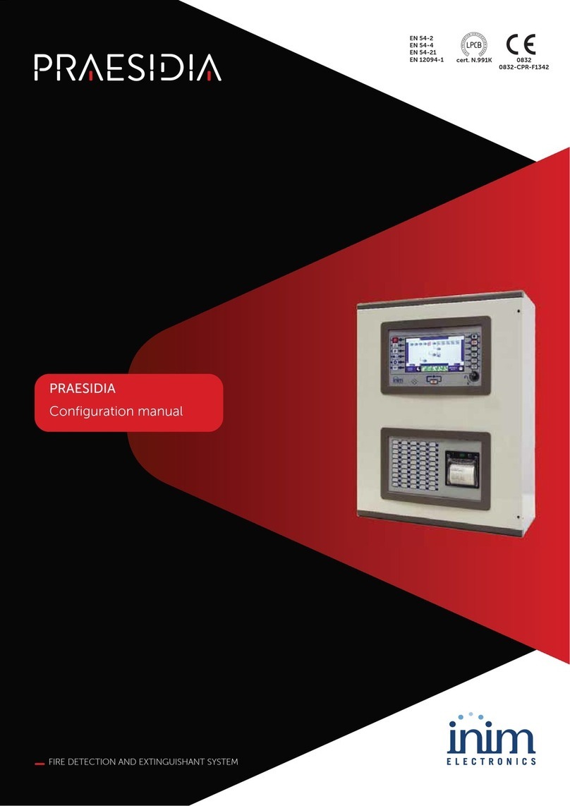 INIM Electronics Praesidia Configuration manual