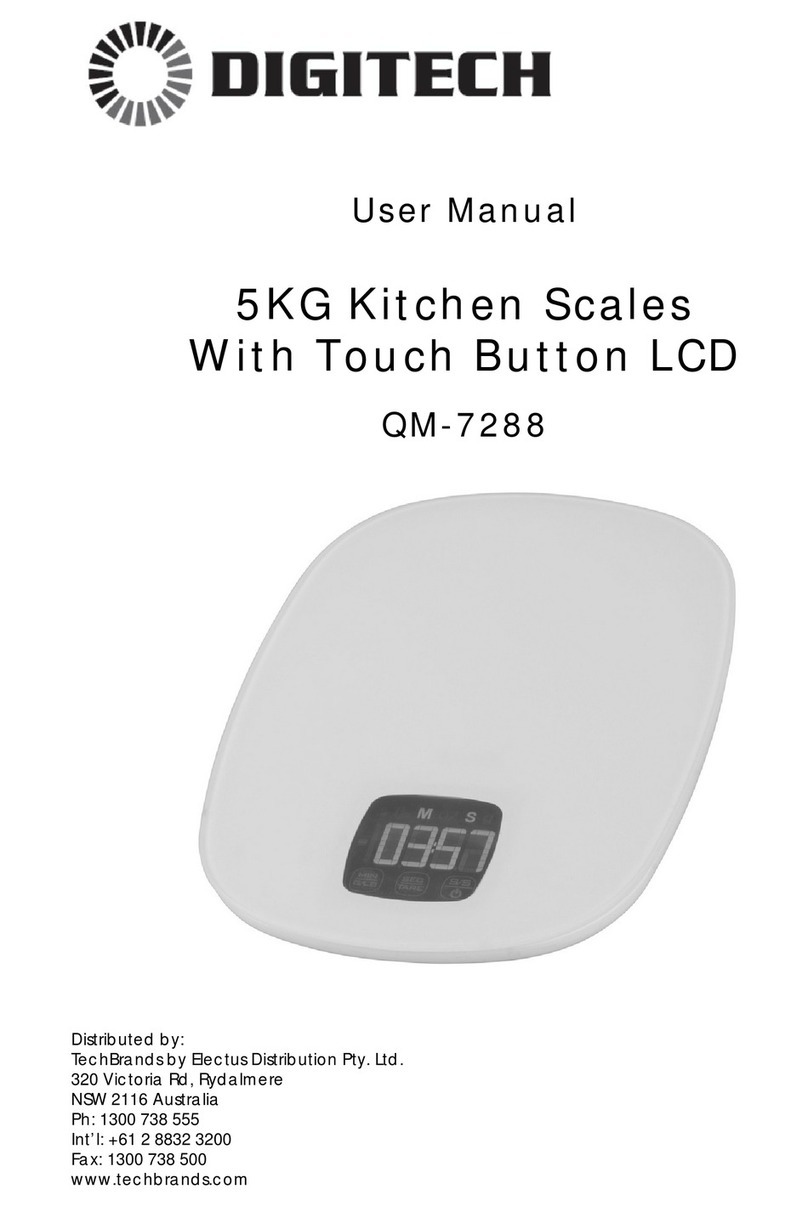 TechBrands DIGITECH QM-7288 User manual