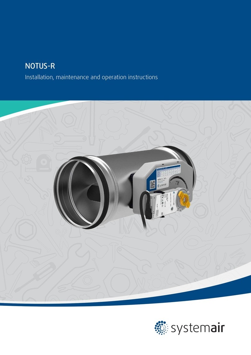 System air NOTUS-R Installation, maintenance and operation instructions
