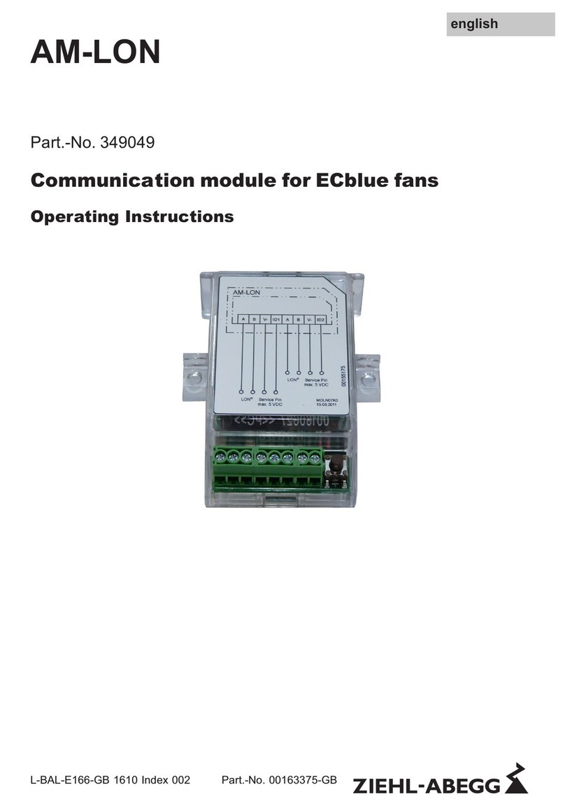 ZIEHL-ABEGG AM-LON operating instructions