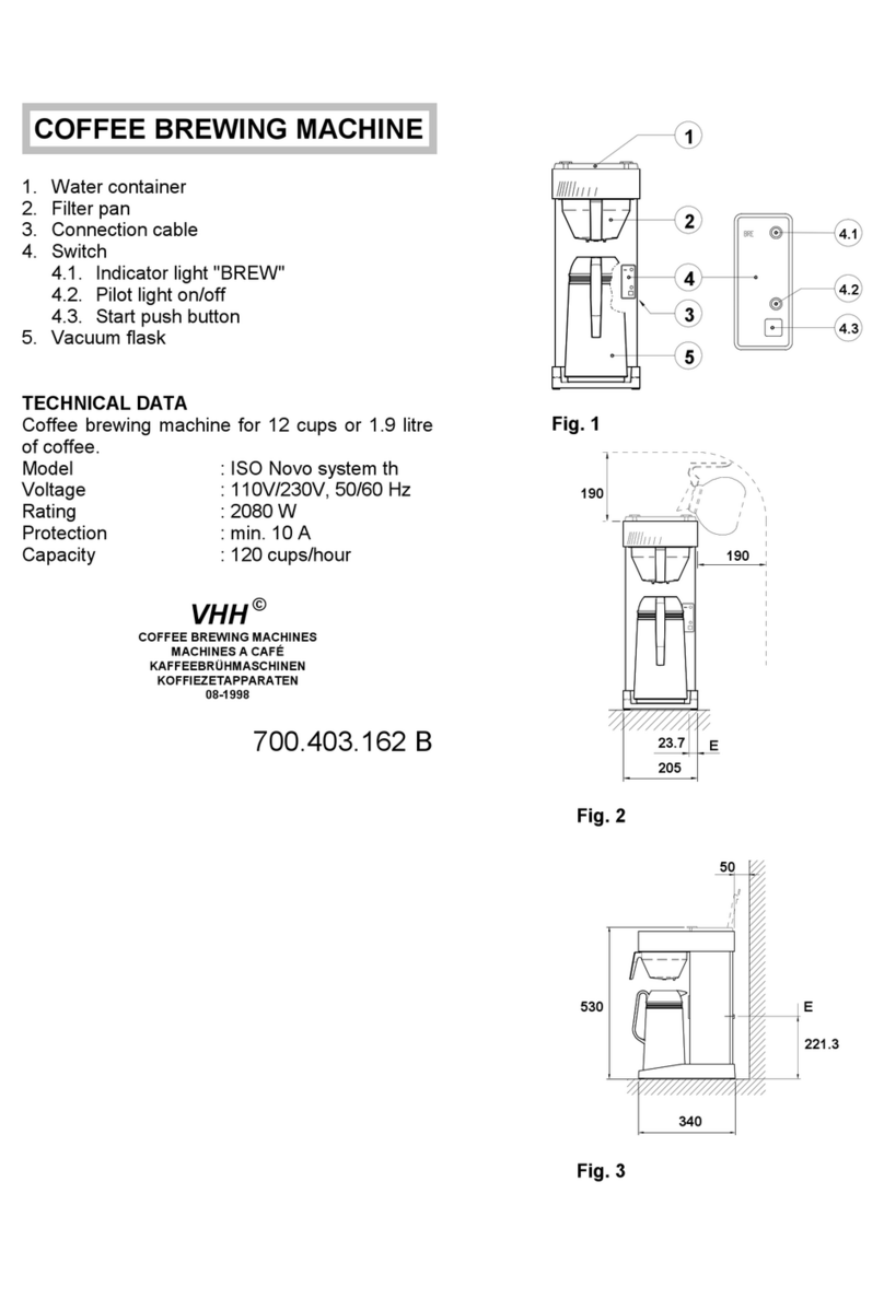 VHH ISO Novo system th Technical data