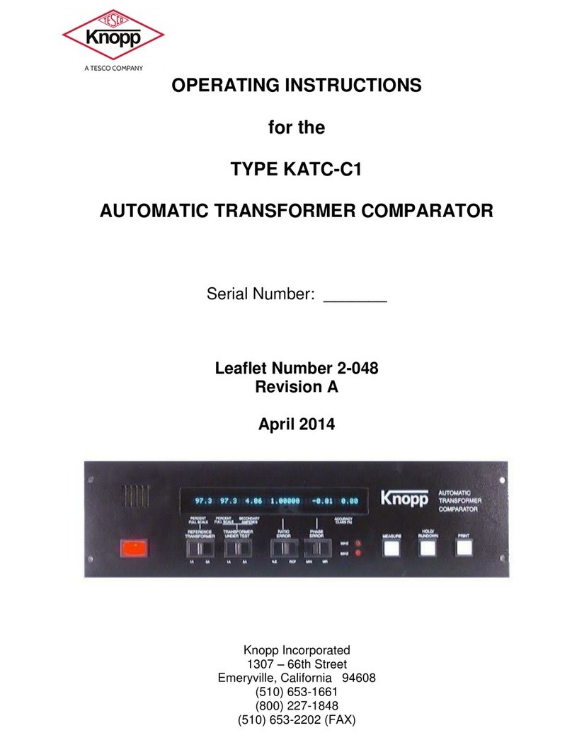Tesco Knopp KATC-C1 operating instructions