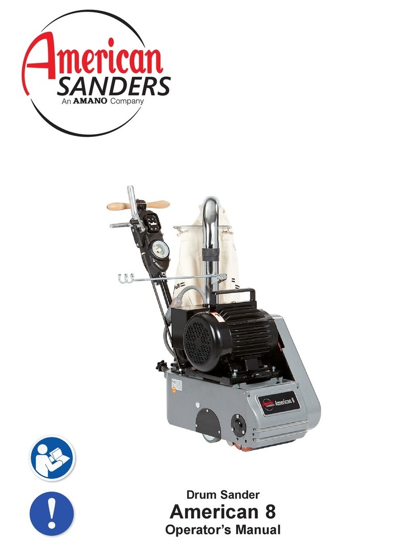 Amano American Sanders American 8 User manual