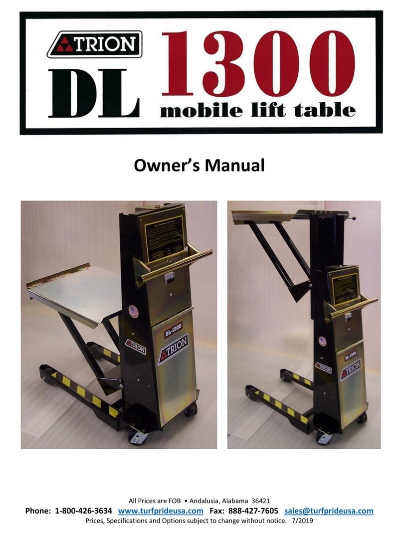 Trion DL1300 owner's manual