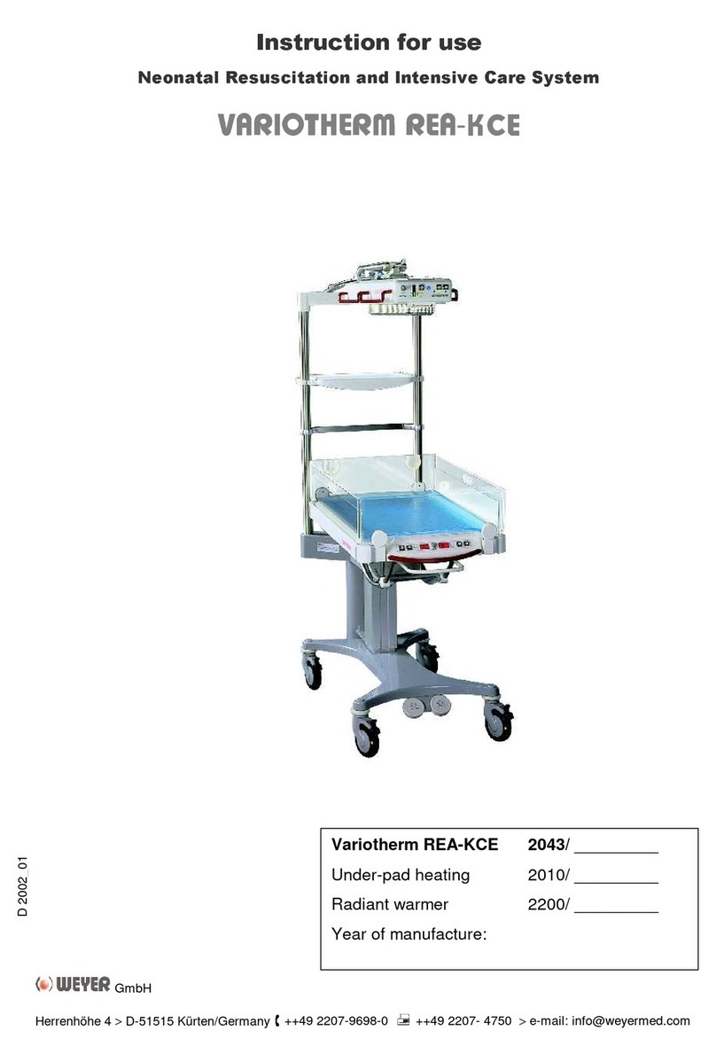 Weyer Variotherm REA-KCE Instructions for use