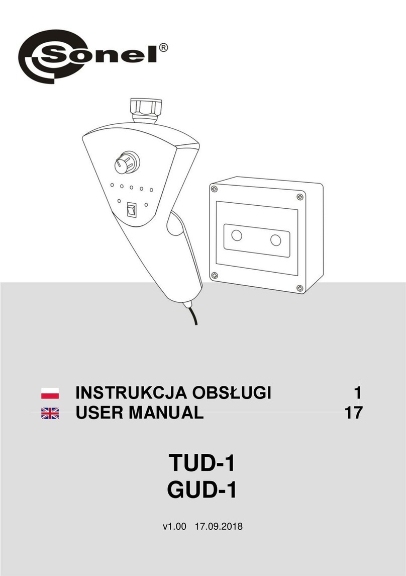 Sonel TUD-1 user manual