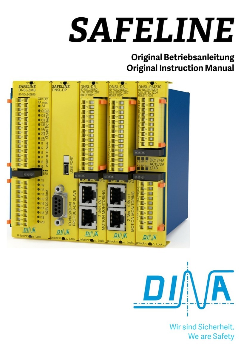 DINA SafeLine DNSL-ZM Original instruction manual
