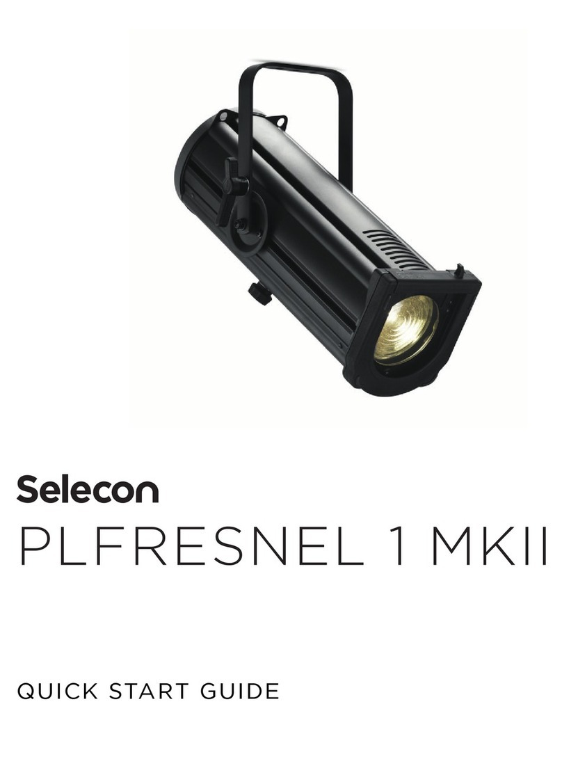 Selecon PLFRESNEL 1 MKII quick start guide
