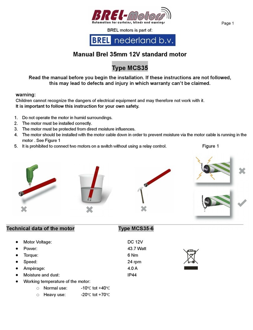 brel-motors MCS35 Series manual