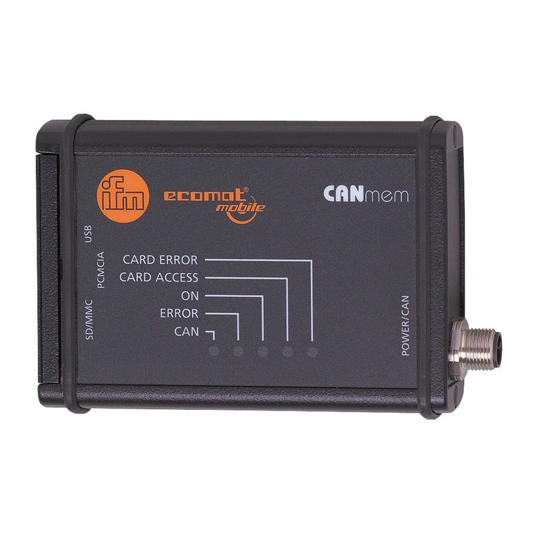 IFM Electronic CANMEM CR3101 Application guide