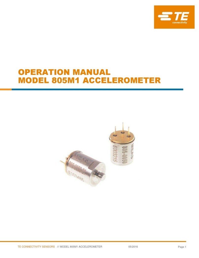 TE Connectivity 805M1 Operation manual