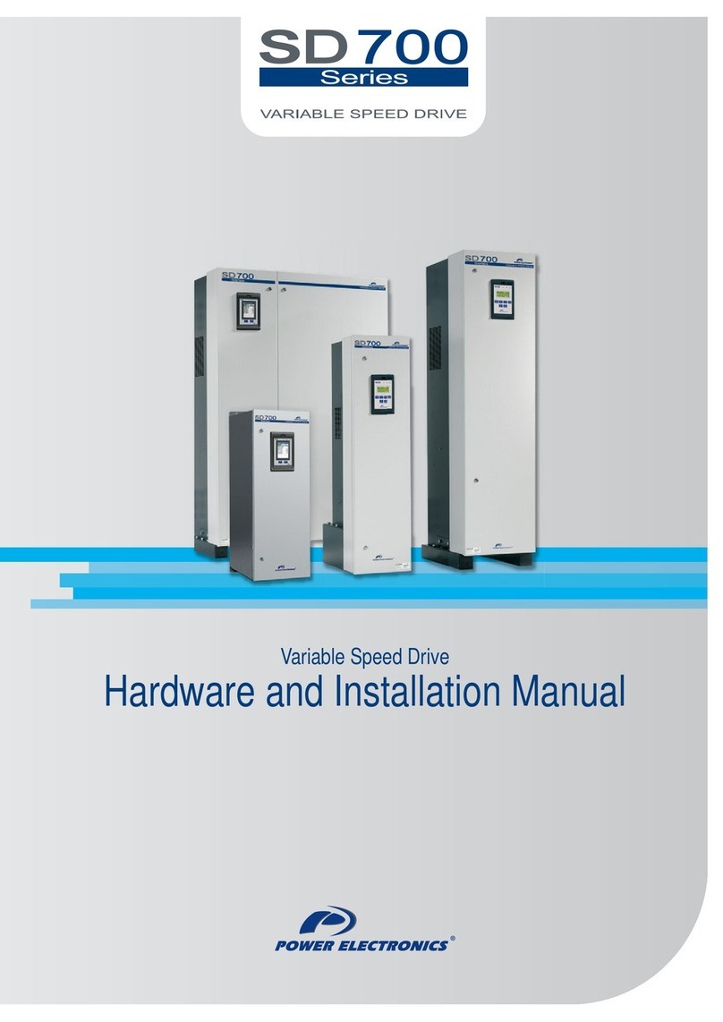 Power Electronics SD700 Series Hardware and installation manual Power Electronics SD700 Series Hardware and installation manual