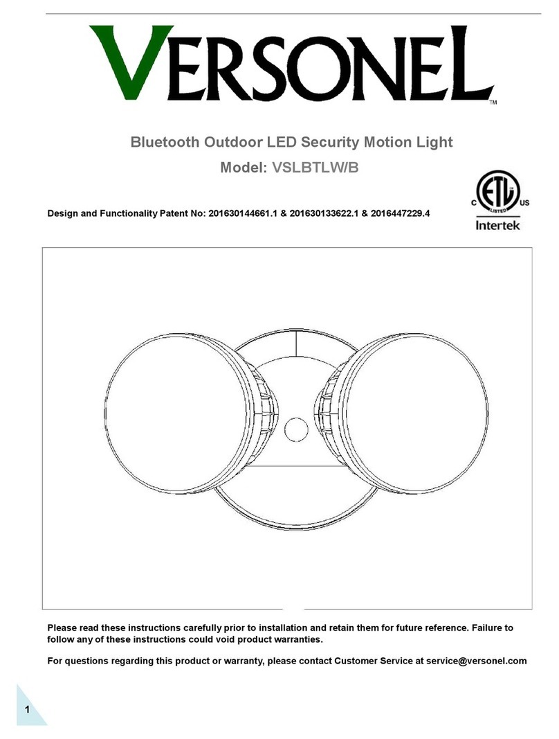 Versonel VSLBTLW manual