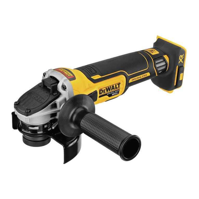 DeWalt XR LI-ION DCG405 manual