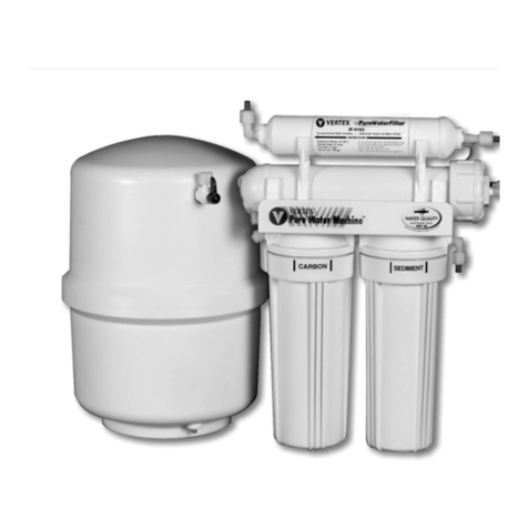 Vertex Water Products PureWaterMachine PT-4.0 Owners & installation manual Vertex Water Products PureWaterMachine PT-4.0 Owners & installation manual