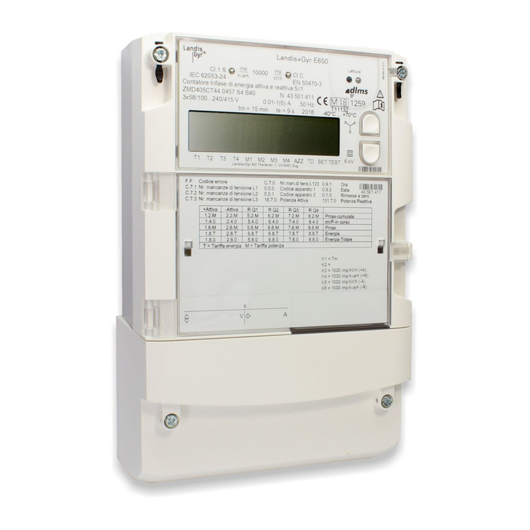 Landis+Gyr E650 Series 4 user manual