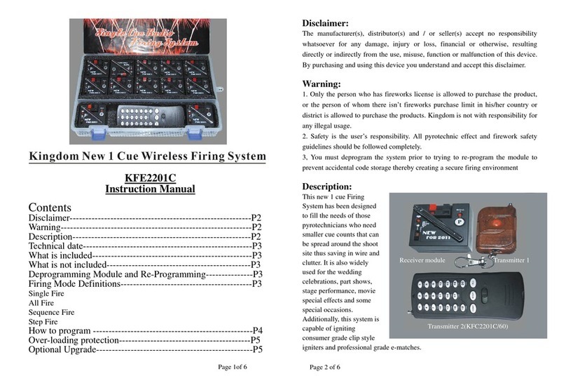 KINGDOM KFE2201C instruction manual