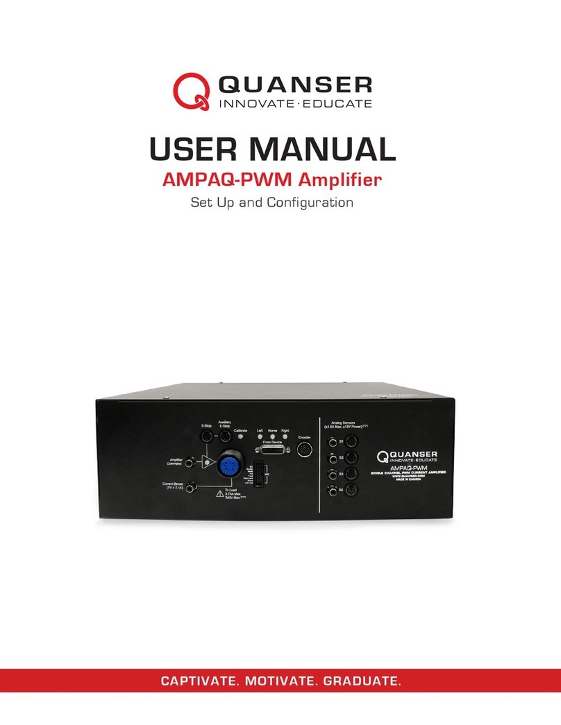 Quanser AMPAQ-PWM user manual